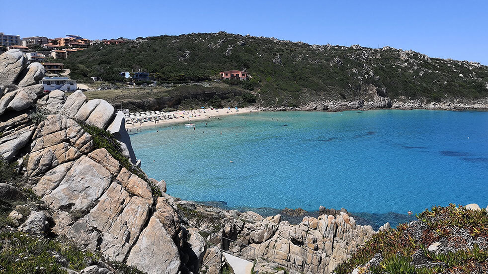 Sardinia travel guide: the beach at Capo Testa in Santa Teresa Gallura